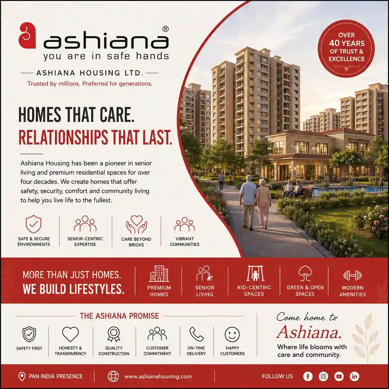 Ashiana Housing logo and brand image
