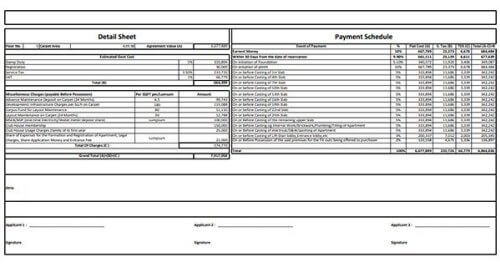 DAC Prospera Costing Details
