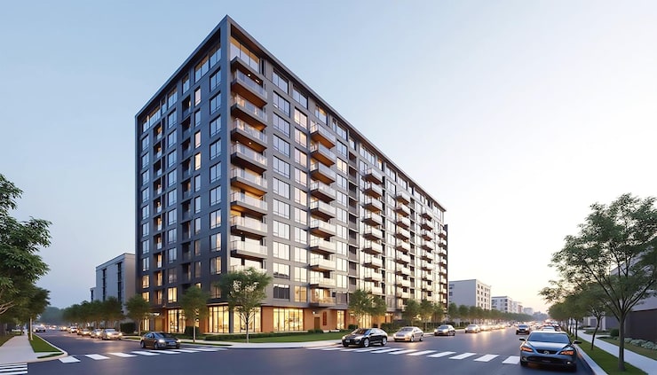 Illustrative render of Brigade Morgan Heights, Perumbakkam, Chennai