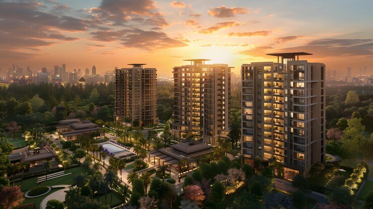 Illustrative render of Kochar Jewel, Velachery, Chennai