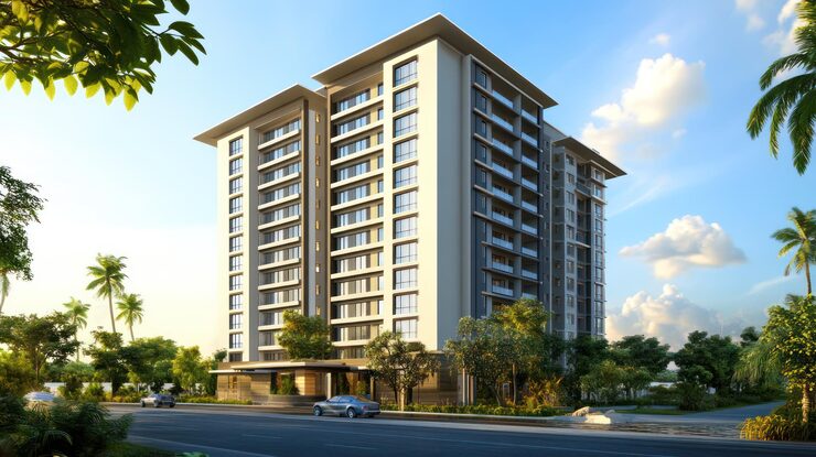 Illustrative render of Ashiana Shubham, Maraimalai Nagar, Chennai