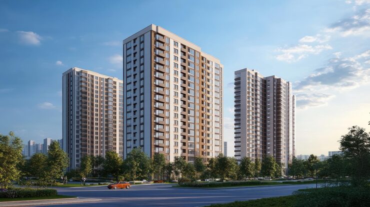 Illustrative render of Prestige Palm Court, Madhavaram, Chennai