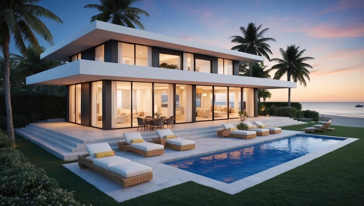 Illustrative render of villas near Porur, Chennai