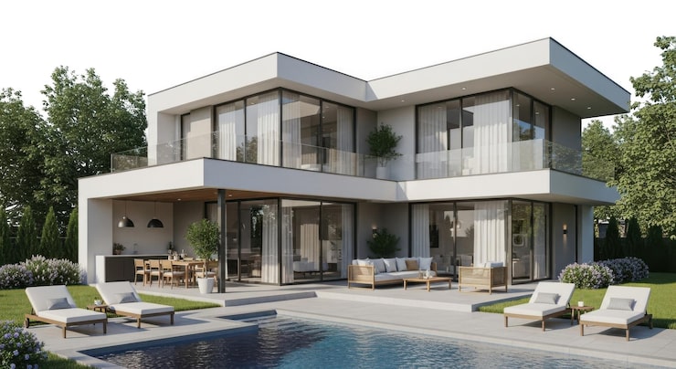 Illustrative render of Vedaanta Meru, Kovaipudur, Coimbatore, Chennai