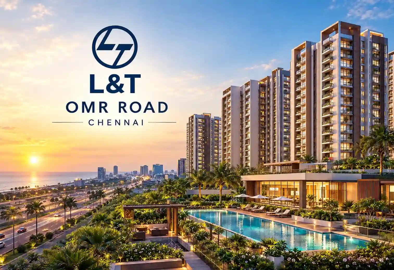 L&T OMR Road Chennai upcoming premium homes on OMR, Chennai