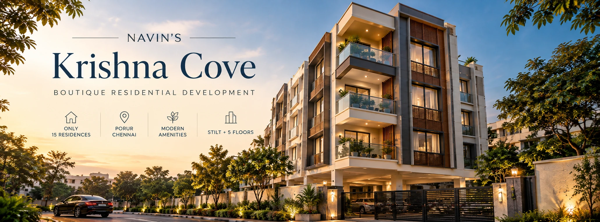 Navin's Krishna Cove Banner
