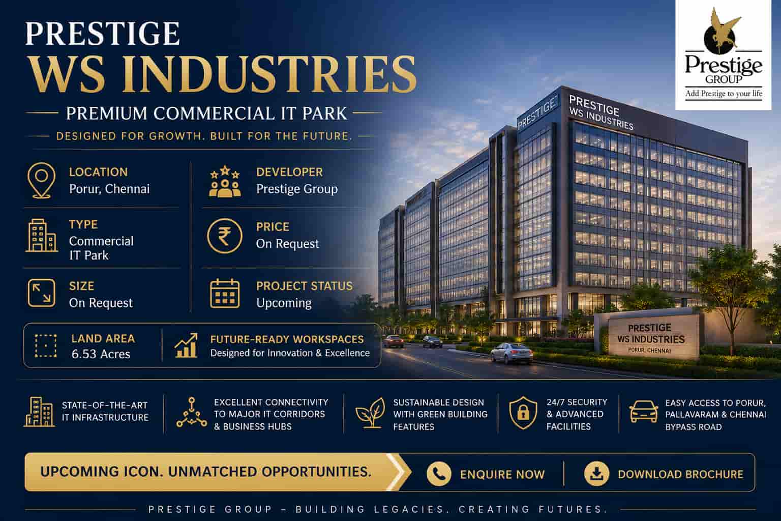 Prestige WS Industries Porur Banner Image