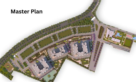 TVS Emerald Avalon Master Plan Layout